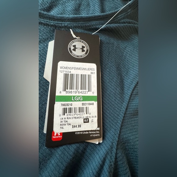 UNDER ARMOUR NWT Run Streaker LS - Picture 5 of 6